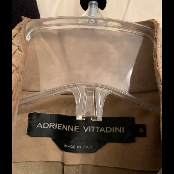 Adrienne Vittadini Suede Jacket Made In Italy. - Picture 8 of 12
